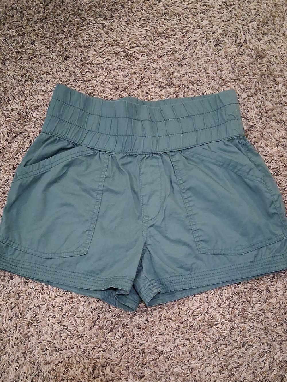 UNIONBAY High-Waist Olive Green Pull-On Shorts